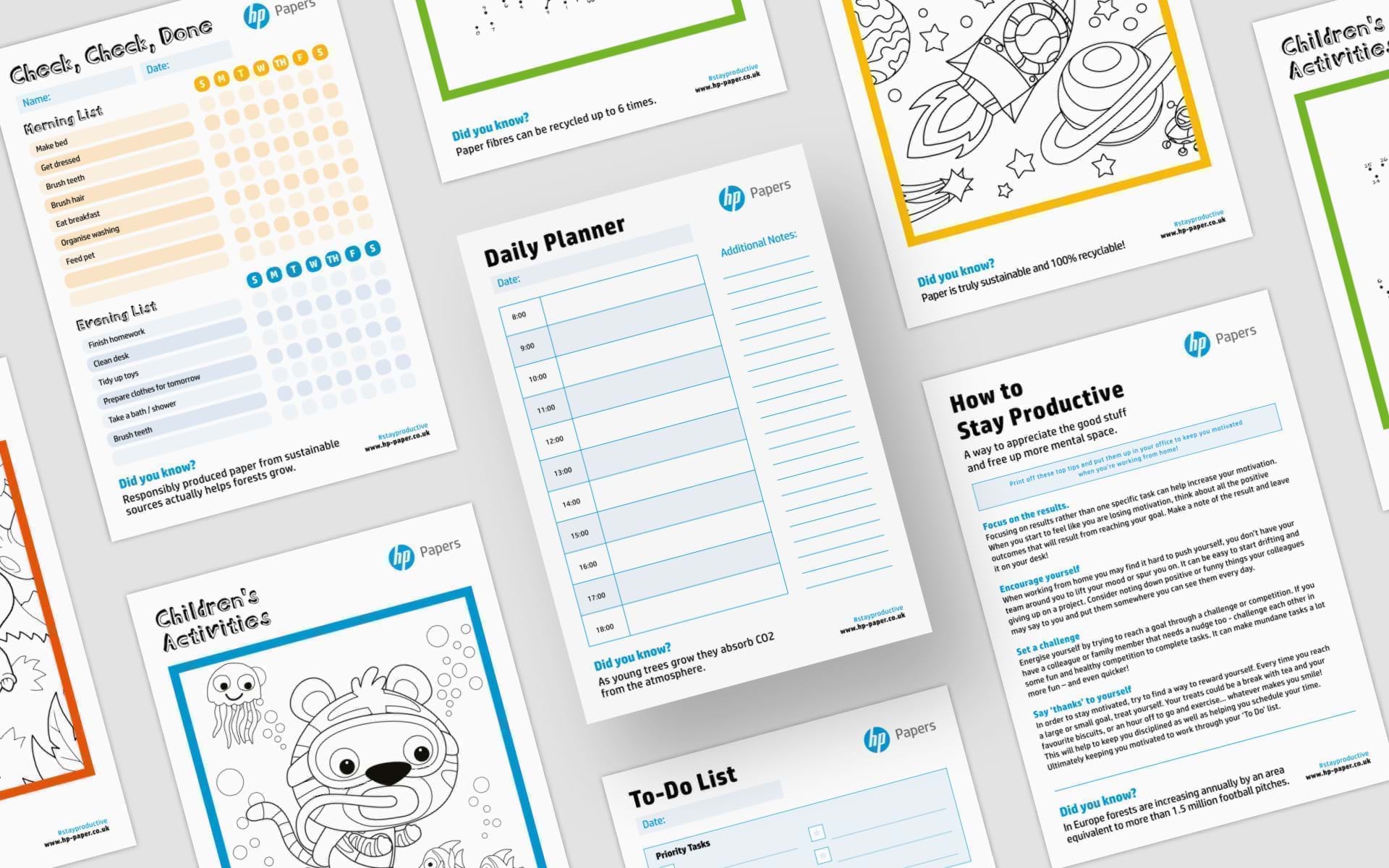 Renew Creative HP Papers artwork