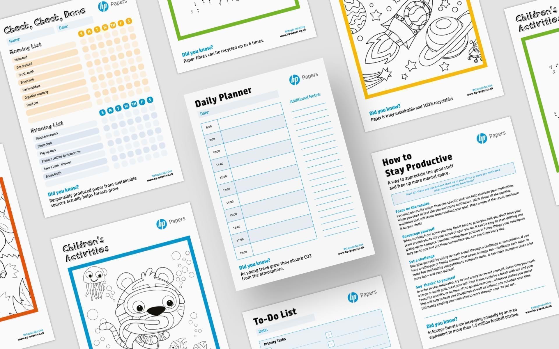 Renew Creative HP Papers artwork Renew Creative HP Papers artwork