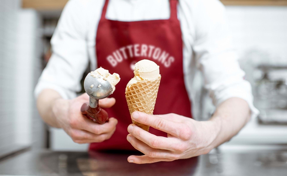 Renew Creative Buttertons Ice cream Served 