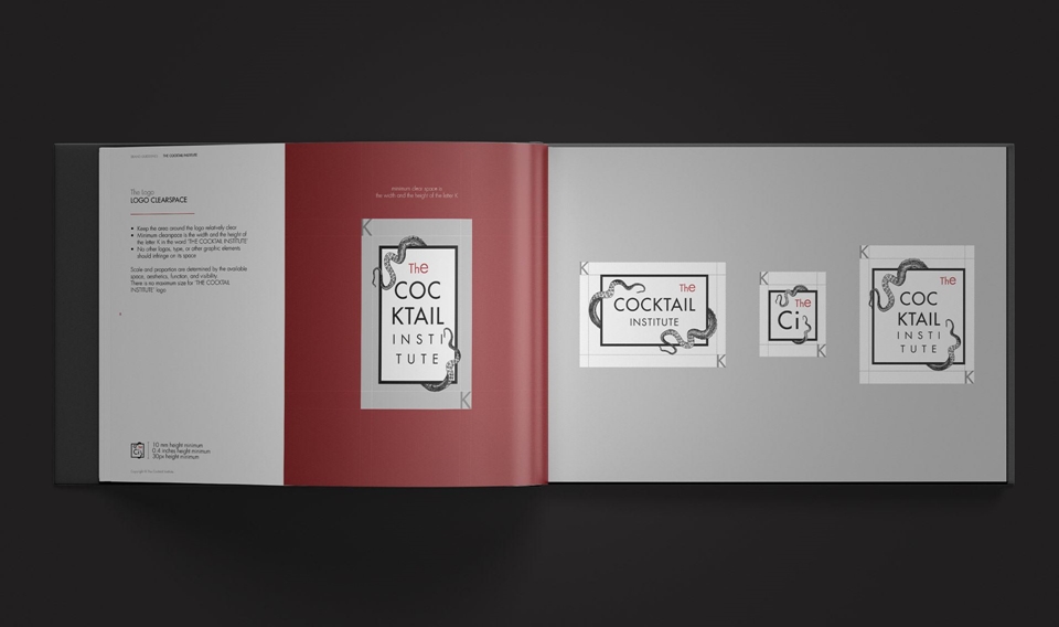 Renew Creative The Cocktail Institute Brand Guidelines