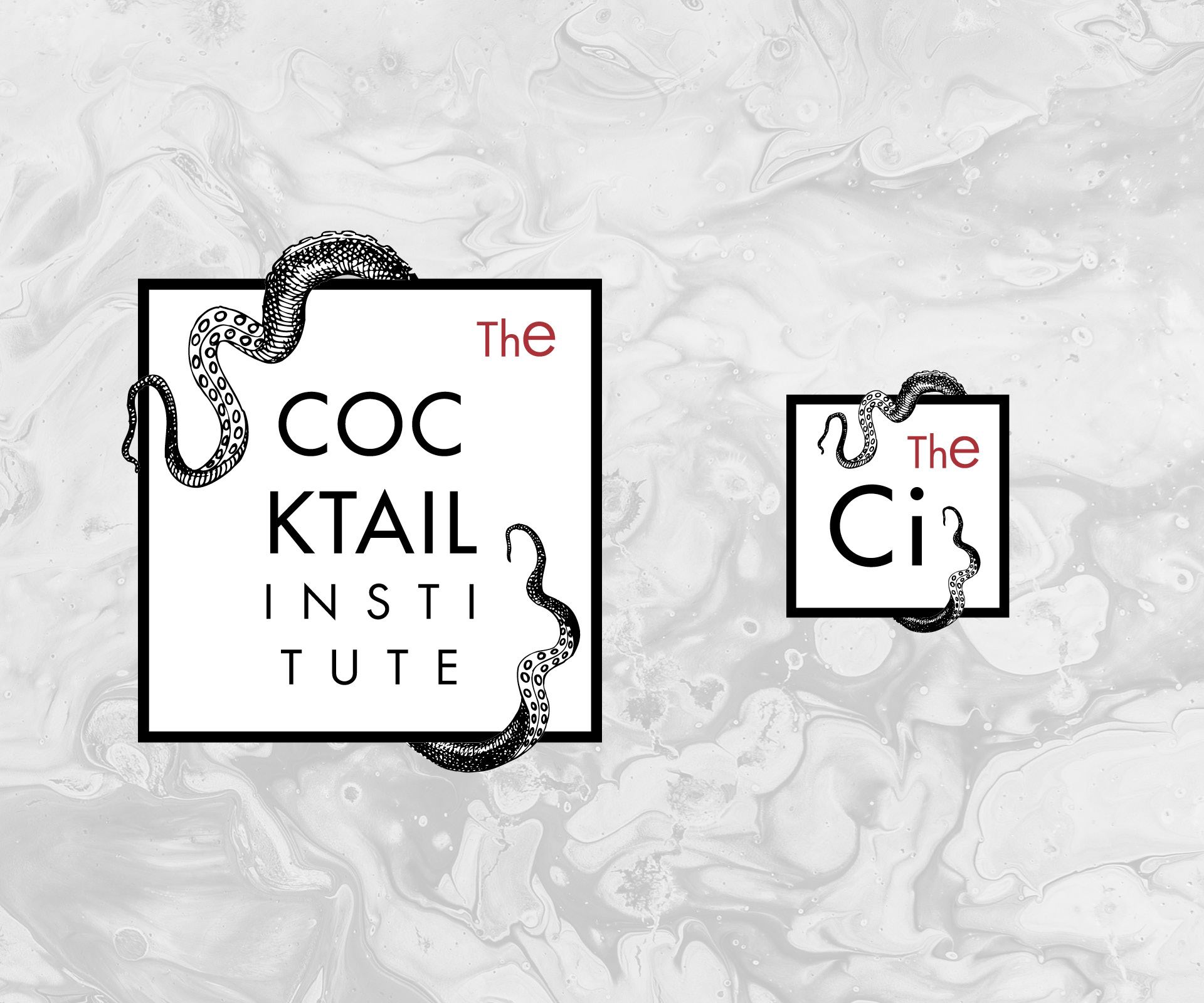 Renew Creative The Cocktail Institute logo artwork