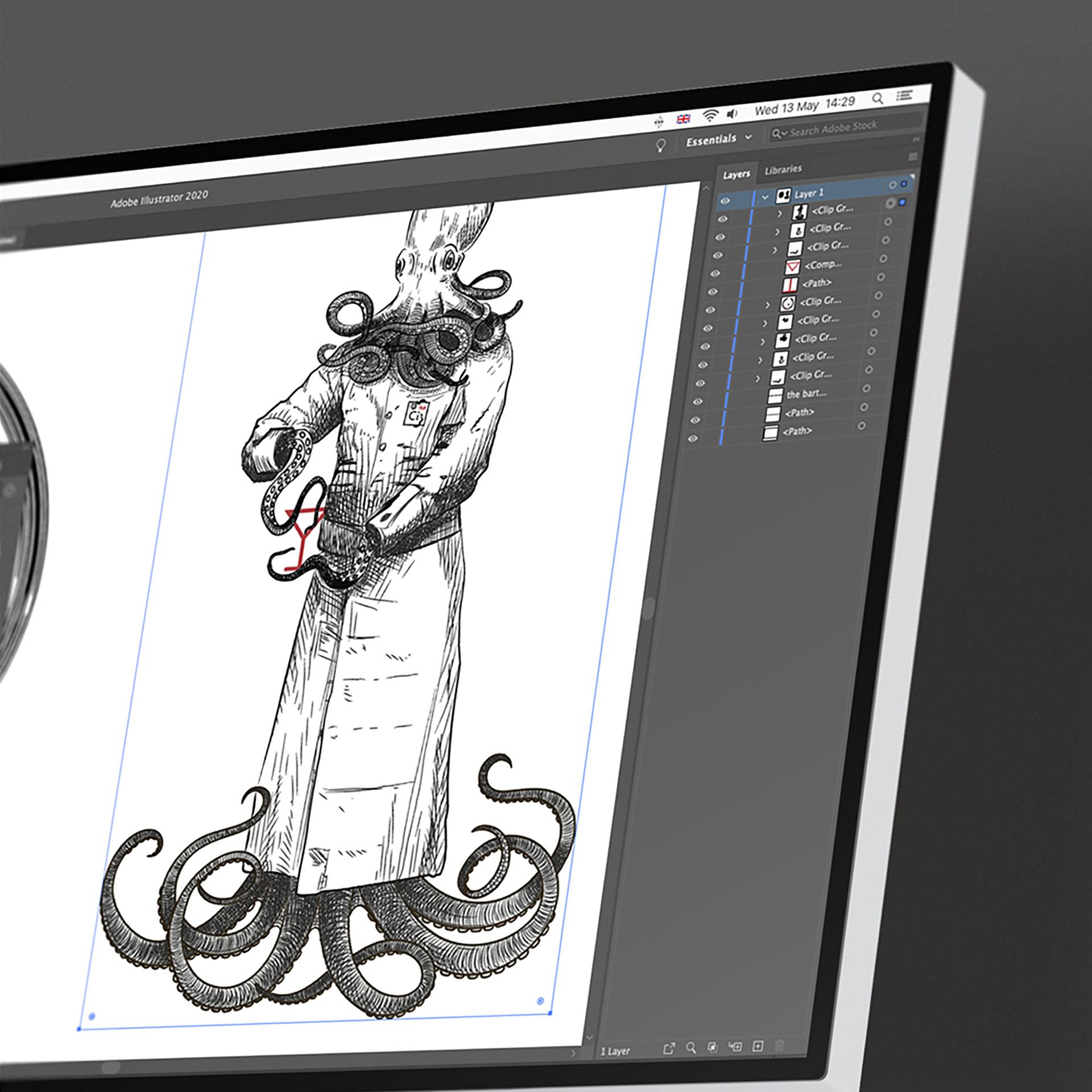 Renew Creative The Cocktail Institute Illustration