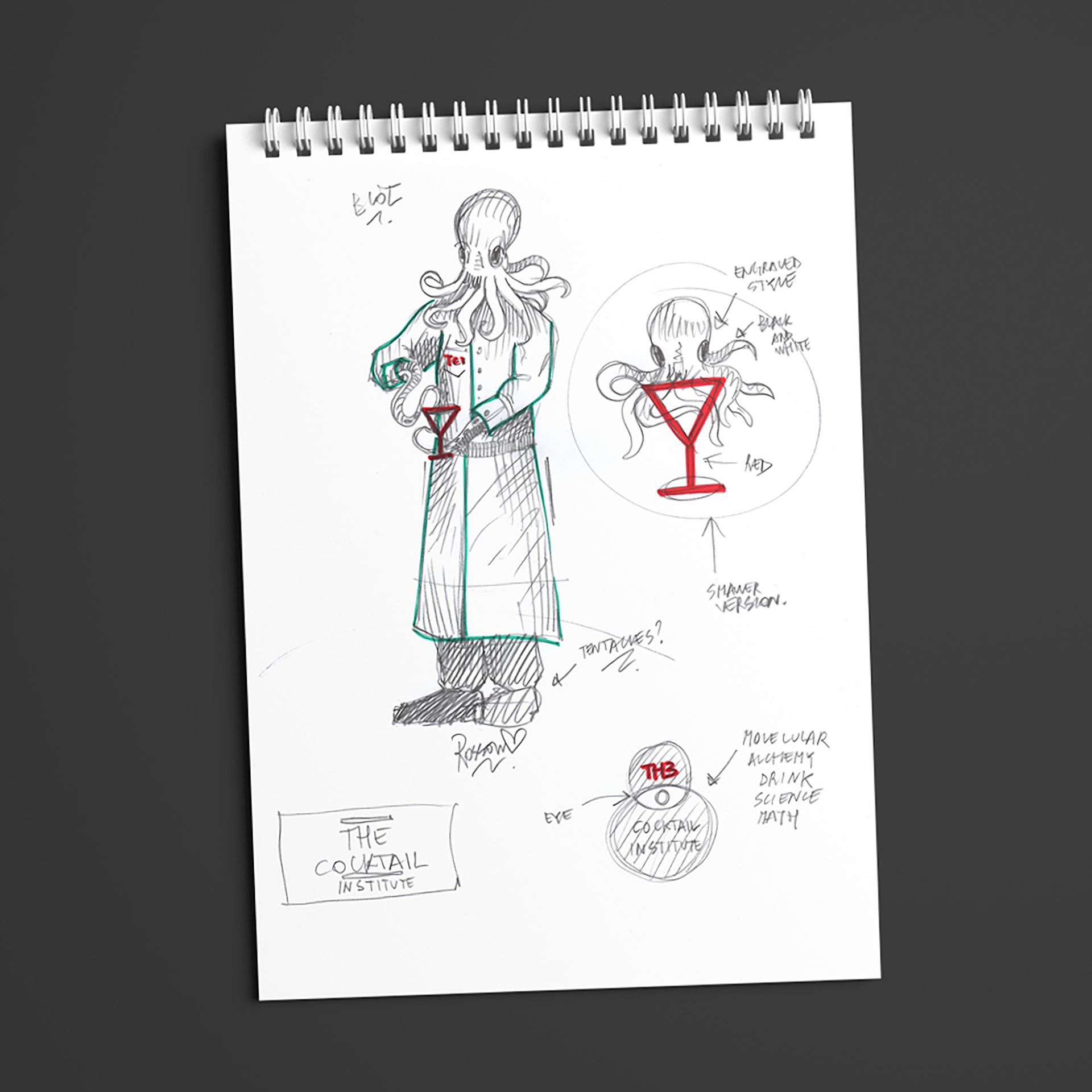 Renew Creative The Cocktail Institute Illustration