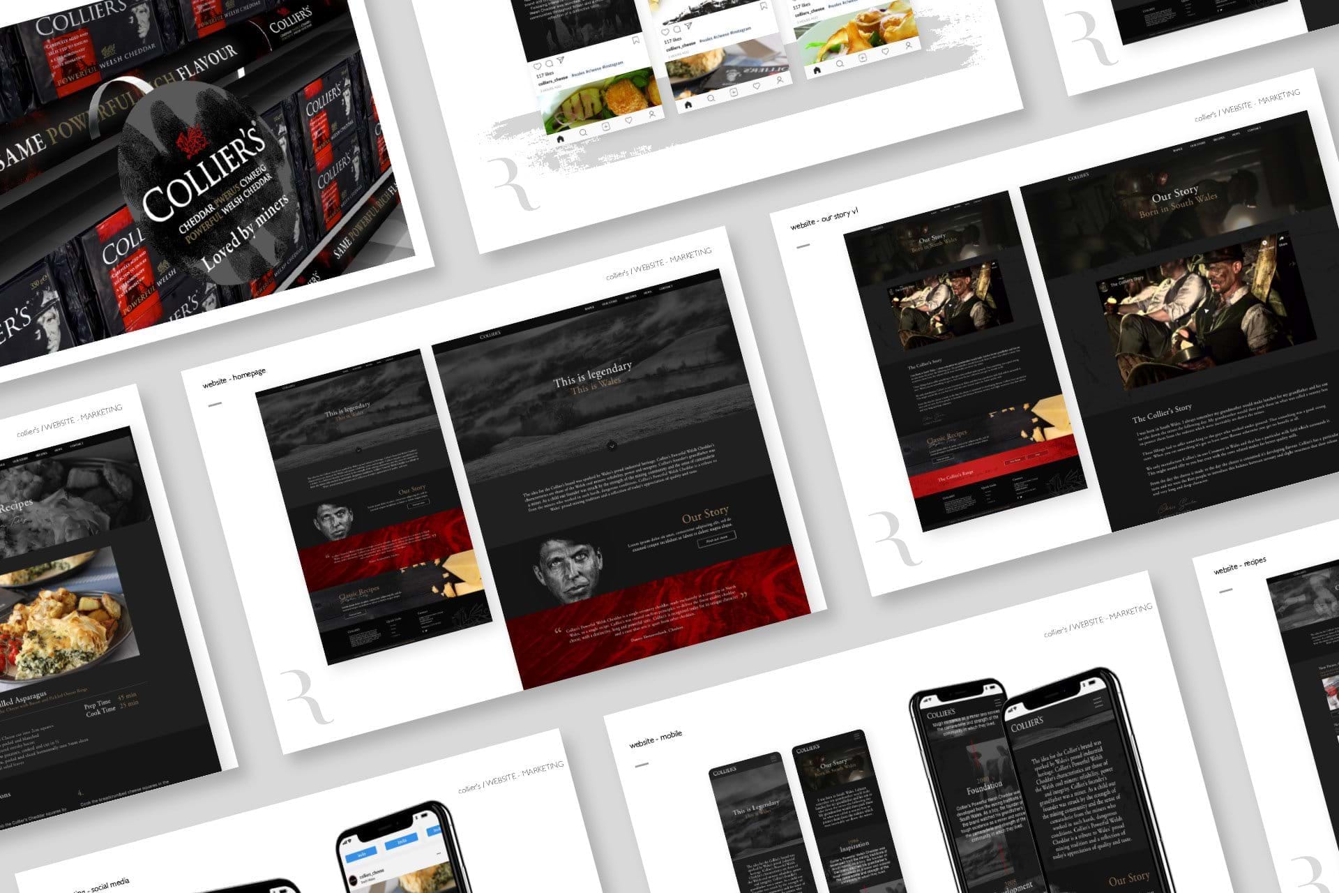 Renew Creative Collier's Cheese presentation