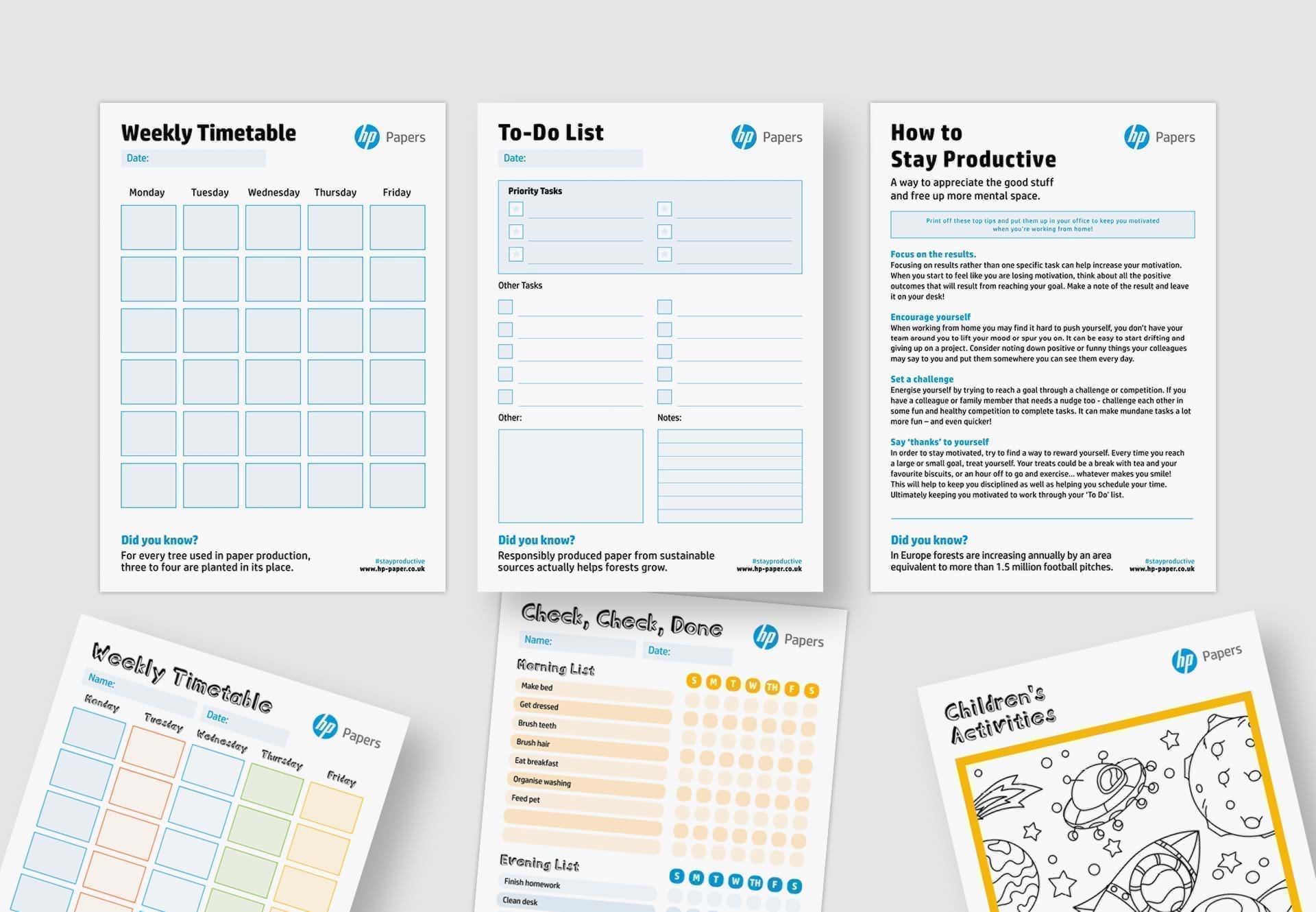 Renew Creative HP Papers artwork