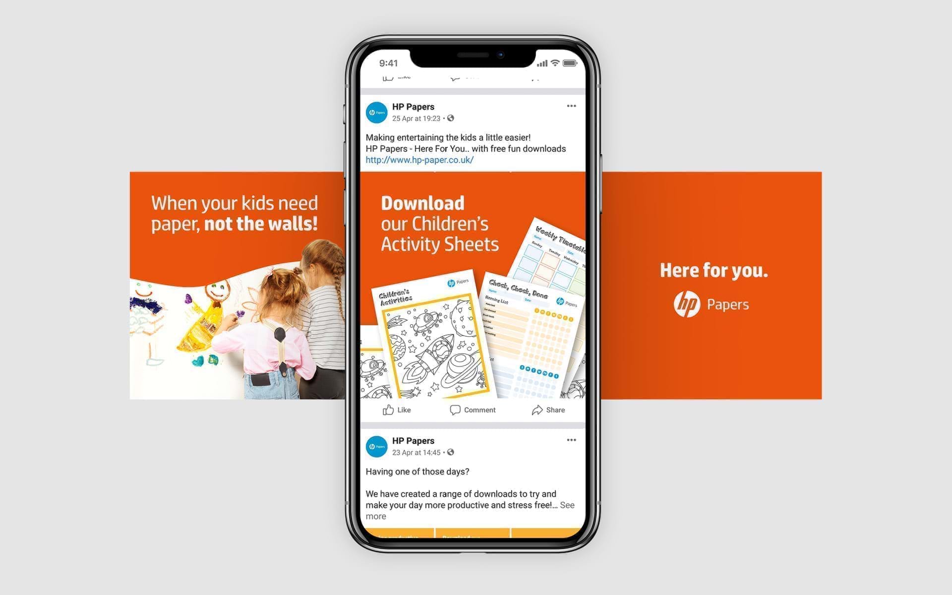 Renew Creative HP Papers artwork